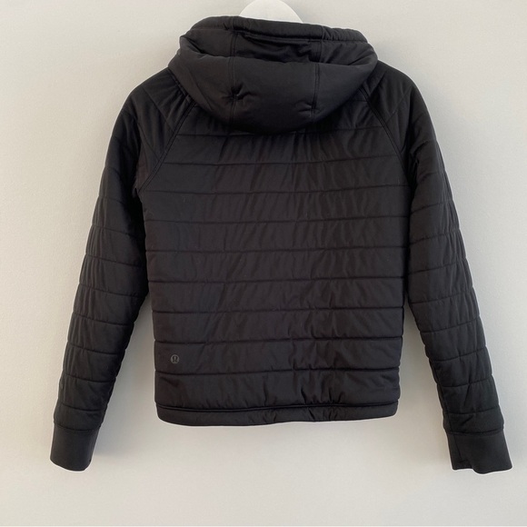 Lululemon Womens Dynamic Movement Black Jacket Hoodie Size 4 - Picture 5 of 9